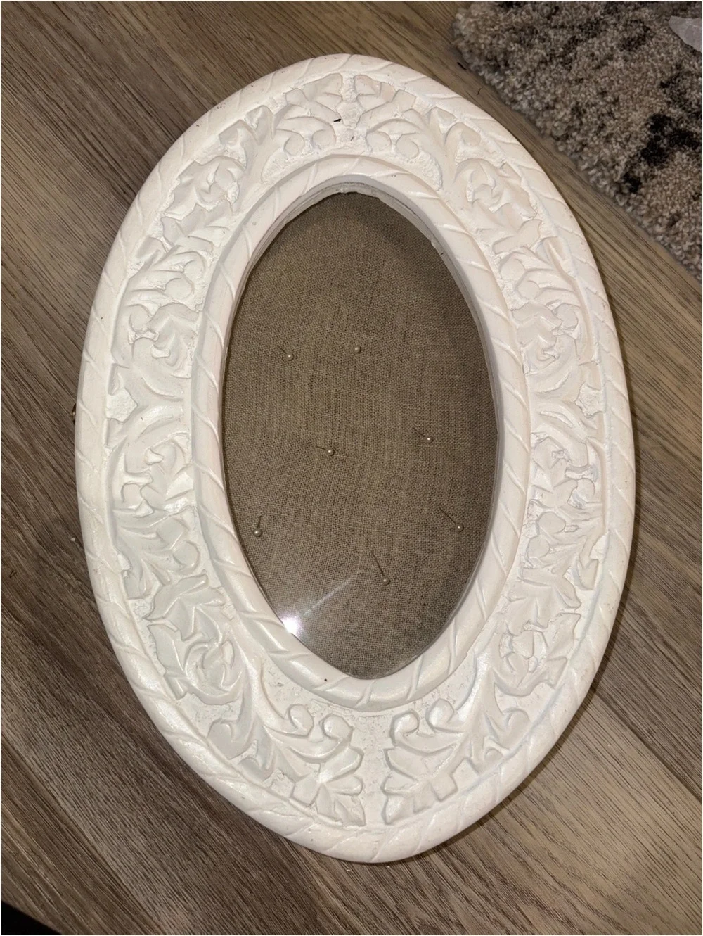ARHAUS Decorative Oval Floral Wall Shadowbox Frame